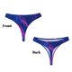 thumbnail image 3 of Fotbe Neon Gradient Blue Tanga Sin Costuras para Mujer con Estampado – Panties Invisibles, Transpirables y Cómodos para Uso Diario-XX-Large, 3 of 6