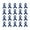 Blue, variant on Alloy Charity Ribbon Pins Pack of 20 Piece Volunteer Accessories User Friendly Design Funeral Memorial Brooch