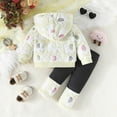 thumbnail image 4 of Utlike Girls Outfits Set Winter Baby Clothes Warm Animal Print Hooded Sweatshirt And Pants Toddler Outfit For Daily Play Party Travel Cute Clothing Set For Girl Size 12 Months-18 Months, 4 of 8