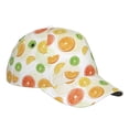 thumbnail image 3 of Naloa Original Classic Low Profile Hat Men Women Baseball Cap Dad Hat Adjustable Unconstructed Colorful Lemons Print Cap, 3 of 9