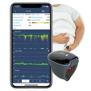 LOOKEE O2Ring Continuous Ring Sleep Monitor | Overnight Tracks Blood Oxygen Level & Heart Rate with Vibration Alert | Professional PC Software and Mobile App