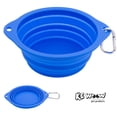 thumbnail image 4 of Plato PLEGABLE KE WOOW de silicón para perro gato conejo 850 ml color AZUL, 4 of 10