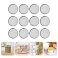 thumbnail image 3 of Sprouting Jar Lid Silver Mason Jar Home Kitchen Use 6Pcs 2.6X2.6X0.08In, 3 of 8