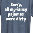 thumbnail image 3 of Instant Message - Fancy Pajamas Dirty - Women's Short Sleeve Graphic T-Shirt, 3 of 6
