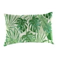 thumbnail image 5 of Jordan Manufacturing 12" x 18" Bryann Tortoise Green Tropical Rectangular Outdoor Lumbar Throw Pillow (2 Pack), 5 of 11