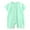 Light Green, variant on Unisex Baby Cotton Romper Boys Short Sleeve One-Piece Jumpsuit Girls Snap-up Bodysuits Summer Clothes Outfits 3-18M (Mint Green, 12-18 Months)