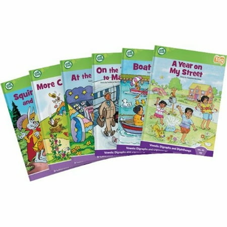 LeapFrog Tag Learn to Read Phonics Book Set 4: Advanced Vowels Printed Book