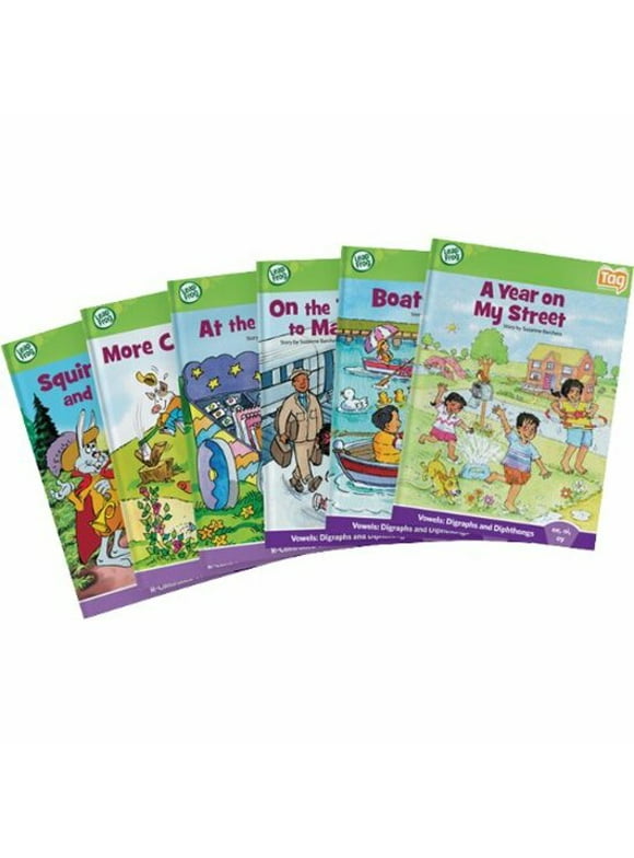 LeapFrog Tag Learn to Read Phonics Book Set 4: Advanced Vowels Printed Book