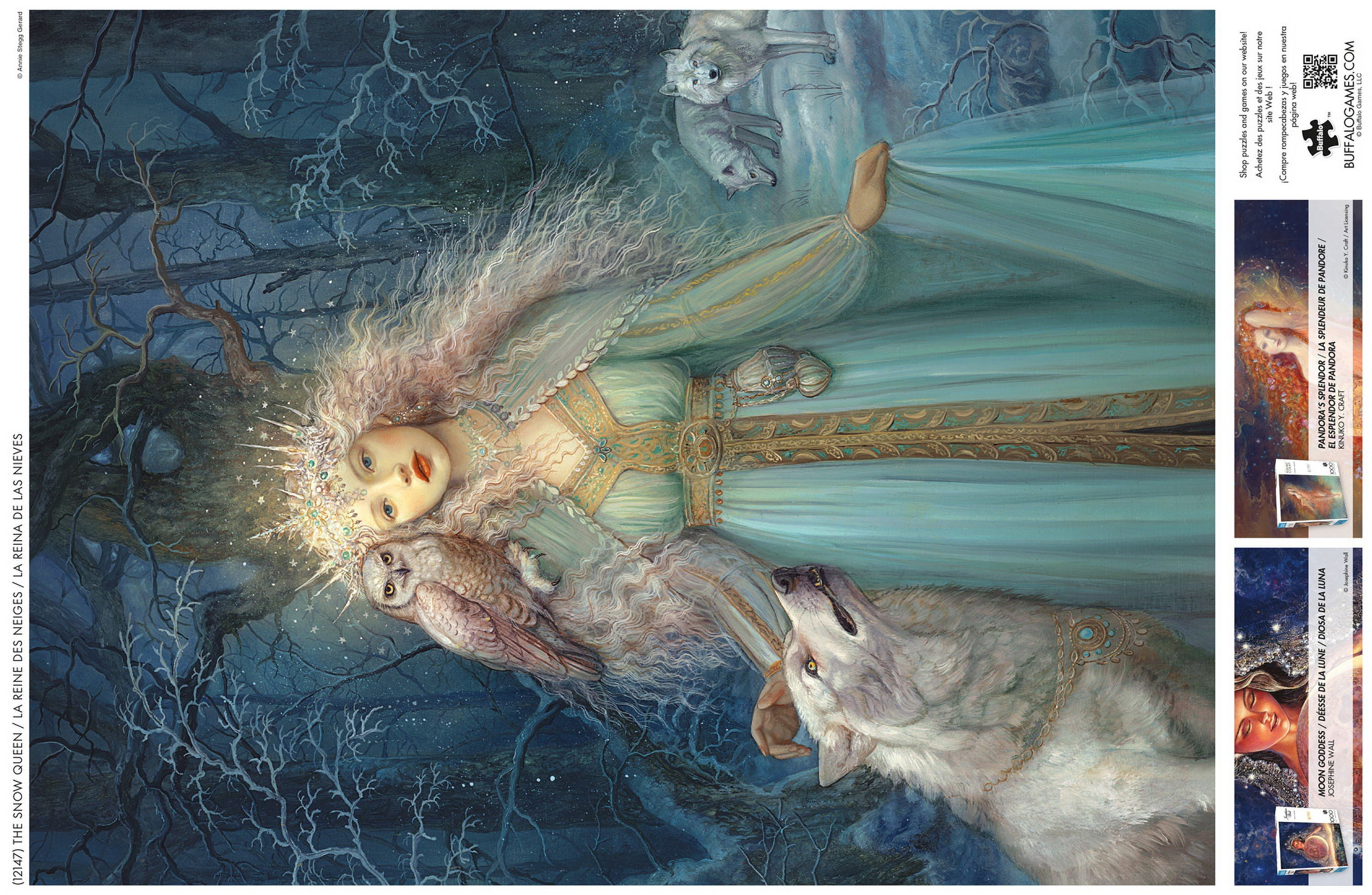 Buffalo Games The Snow Queen 1000-Piece 26.75 x 19.75-Inch Interlocking Jigsaw Puzzle for Adults Ages 14+