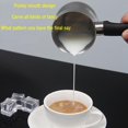 thumbnail image 3 of Jarra de espuma de material acero inoxidable de 8/15/, jarra vaporizadora de expreso para Arte Latte, también DIY de cera que hace la 650ml 10x9.5x22cm Macarena Jarra de espuma de leche, 3 of 7