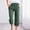 Z_ Army Green, variant on Olyvenn Fashion Capri Pants for Women Petite High Waisted Drawstring Casual Pants Summer Plus Size Cotton Linen Lounge Cropped Pants Mint Green XXXL