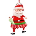 thumbnail image 2 of Colgante de árbol de Navidad, adornos navideños 2021, adornos navideños, calcetines de Papá Noel, colgantes, los mejores materiales, 2 of 7
