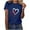 Blue, variant on Tbopshirt Valentine's Day T-Shirts for Women Short Sleeve Graphic Tees,Summer Plus Size Tops,Valentines Day Fashion Crewneck Printing Love Heart T-Shirt Casual Loose Womens Tops S-XXXL
