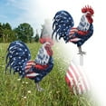 thumbnail image 2 of 4th of July Yard Decorations Outdoor - Patriotic Chicken Yard Signs with Stakes, 3D Independence Day Garden Decor for Patio, Lawn & Home, Cute Rooster Themed Party Supplies, 2 of 4