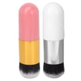 thumbnail image 2 of Cosmetic Brush, 1  Gold Color 1 White Silver Color 2Pcs Makeup  Brush  For Shopping, 2 of 8