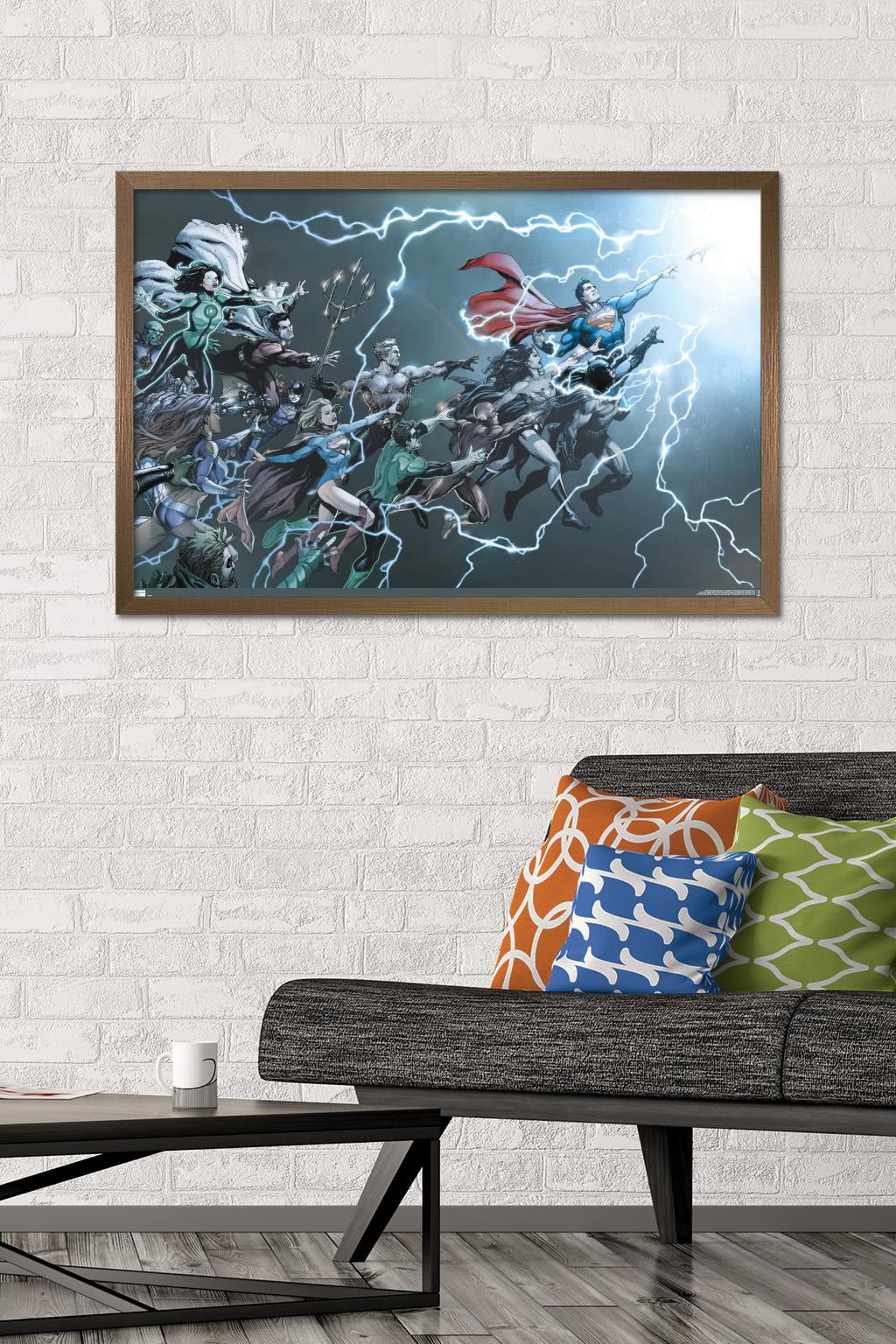 DC Comics - Justice League - Rebirth #1 Wall Poster, 22.375" x 34" Framed