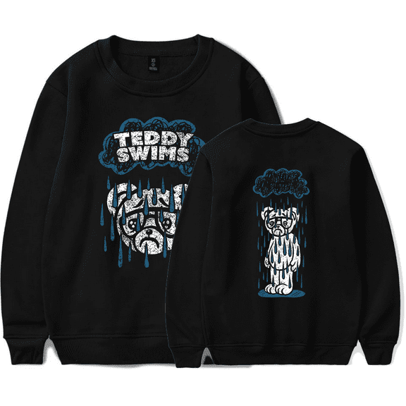 Teddy Swims Merch Rainy Day Teddy Sweatshirt Crewneck Men Women Long Sleeve Winter Hoodie Pullover Top