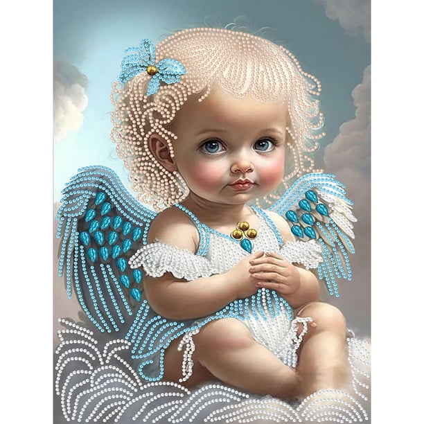 Pintura de diamante 5D DIY Kit de taladro en forma especial parcial Chica Decoración para el hogar (LY052) FLhrweasw Nuevo