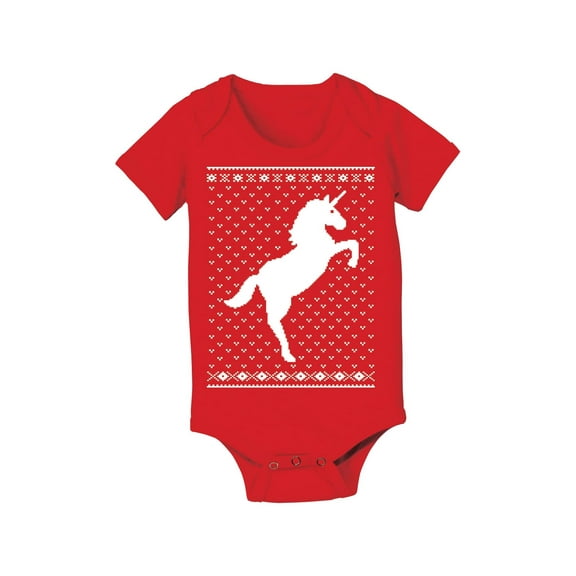 Instant Message - Ugly Flying Unicorn - Infant Baby One Piece