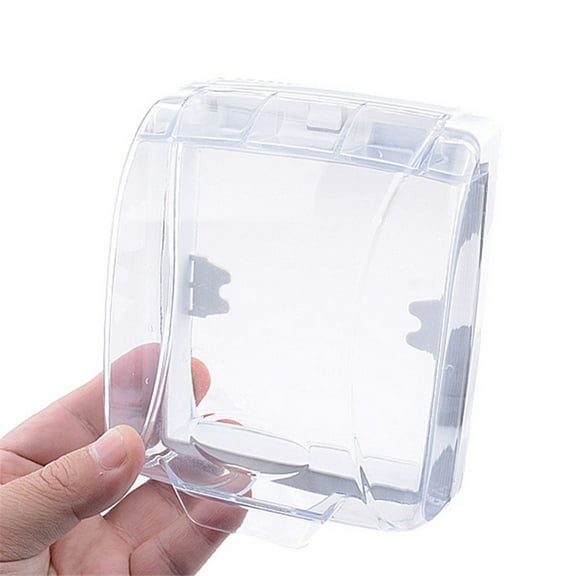 Doorbell Waterproof Cover Transparent Rainproof Rain Box Outdoor Suitable Button