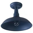 thumbnail image 4 of 14" Semi Flush Mount Ceiling Light Fixture in Blue Finish, Stylish Metal Fixture for Indoor and Outdoor Spaces, Rust and Waterproof, 4 of 5