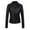 Black, variant on IROINNID Women's Short Faux Leather Jacket Notch Lapel Solid Color Long Sleeve Jacket Zipper Pocket Outerwear, Black