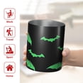 thumbnail image 5 of 12oz Coffee Tumblers Black Halloween Bats with Green Stainless Steel Vacuum Insulated Travel Tumbler Coffee Cups Mug with Lid and Straw with Cleaning Brush for Cold & Hot Drinks, 5 of 5