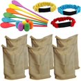 thumbnail image 4 of Bolsa Grande De Arpillera Para Patatas, 6 Uds., Bolsa De Competición De 39X23 Pulgadas, Bolsa De Salto De Canguro, Bolsa De Lino Grande Para Exteriores Para Barbacoa, Reunión Familiar Kearding HA036472-00, 4 of 6
