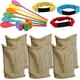 thumbnail image 4 of Bolsa Grande De Arpillera Para Patatas, 6 Uds., Bolsa De Competición De 39X23 Pulgadas, Bolsa De Salto De Canguro, Bolsa De Lino Grande Para Exteriores Para Barbacoa, Reunión Familiar matsuzay HA036472-00, 4 of 6