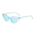 thumbnail image 1 of 1Pcs Lunettes de Soleil Rétro Étroites Œil de Chat Lunettes de Soleil Adaptées pour Plage Extérieur, 1 of 2
