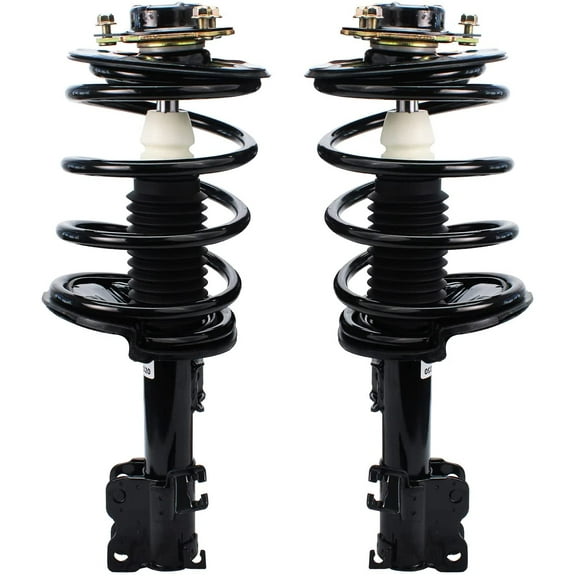 Detroit Axle - Front Struts for 2.5L 2002-2006 Nissan Altima Complete 2 Struts w/Coil Spring 2003 2004 2005 Replacement Quick Install Ready Struts Assembly