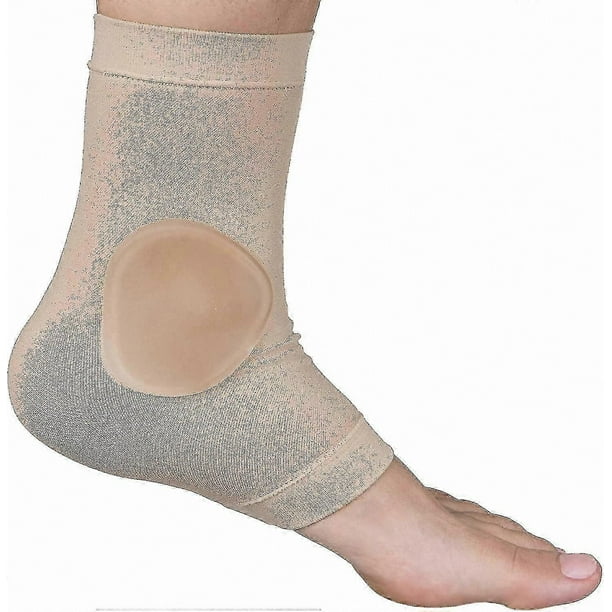 Gel-Padded Ankle Support Sleeves for Boots, Skates, and Braces - Pair of Malleolar Protectors