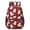 Maltese and Dog, variant on Maltese and Dog Paw Print Red 17" School Backpacks for Teens,Waterproof Oxford Fabric,S-Shape Padded Straps for School,Travel,Hiking,Camping