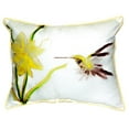 thumbnail image 2 of Betsy Drake SN332 11 x 14 in. Yellow Hummingbird Small Indoor & Outdoor Pillow, 2 of 3