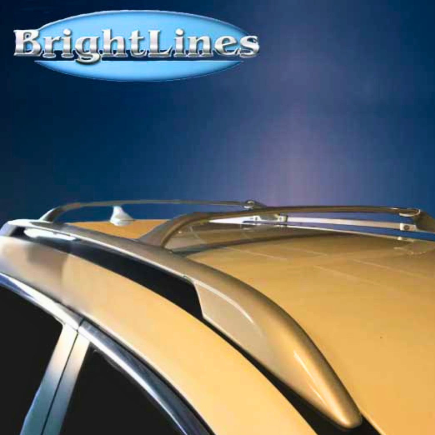 BrightLines Roof Rack Cross Bars Replacement for Nissan Rogue 2014-2020 a Set of 2pcs, Silver Aluminum Top Cargo Rack