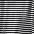 thumbnail image 5 of Women's Striped Two Piece Set, Short Sleeve Top Wide Leg Pants Set, Black and White Stripe Summer Outfits for Women, Casual Lounge Set, Vacation and Maternity Outfits-Gray, 5 of 6