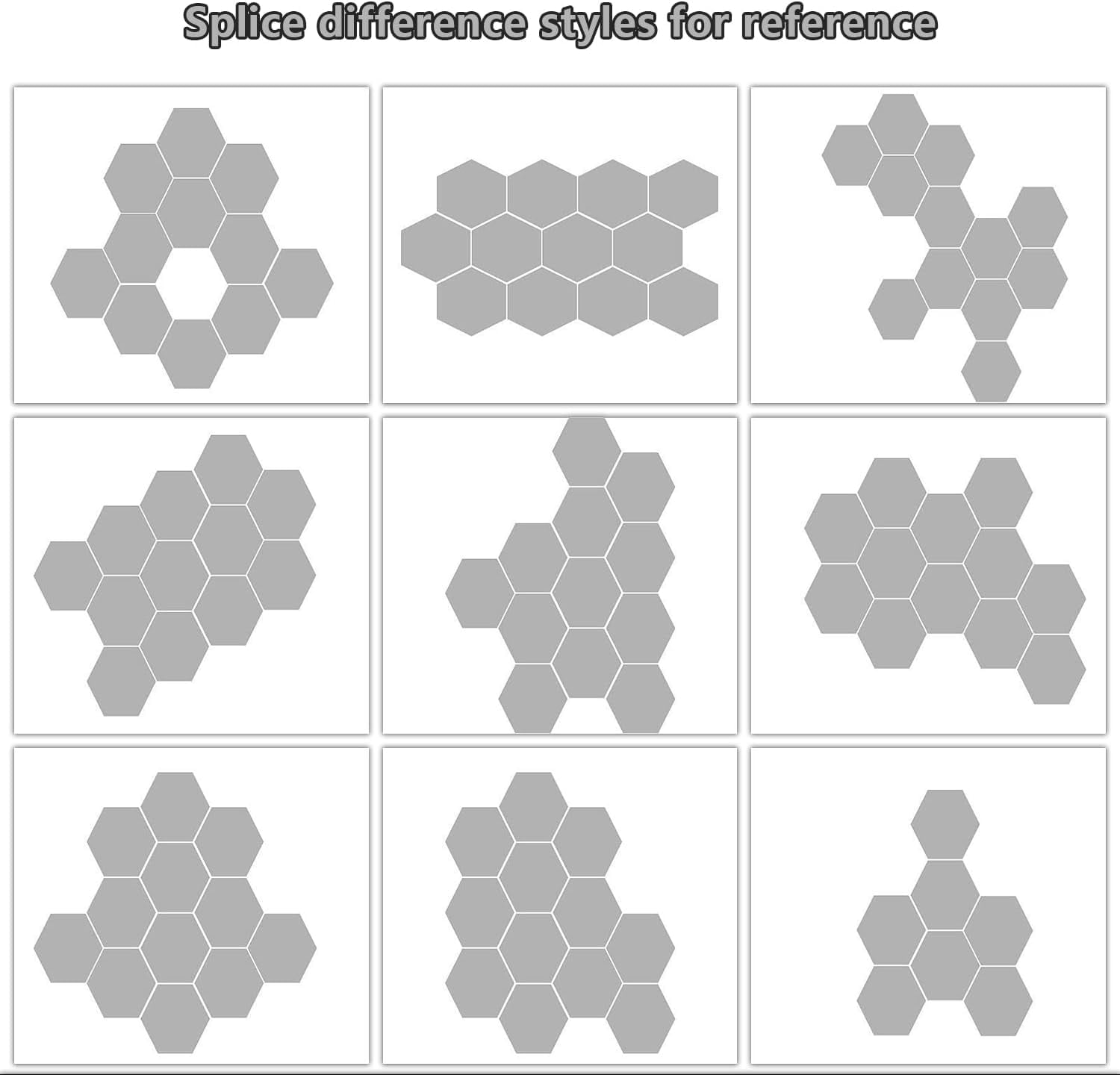 Hexagon Cork Board Tiles,Gray Felt Hexagon Tile Board for Wall Decor,Self Adhesive Wall Bulletin Boards for Notes,Photos,Memo,Pin Board,Office and Home Decor,12 Pieces