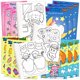 thumbnail image 1 of Libro para colorear ArtCreativity Dental, 20 paquetes de 5 x 7 para niños mayores de 3 años, 1 of 7