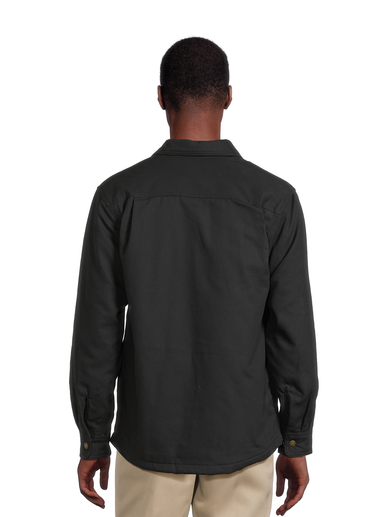 Genuine Dickies Men's Fleece Lined Flannel Shirt Jacket