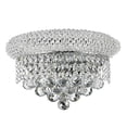 thumbnail image 4 of Worldwide Lighting W23018C12 Empire Collection 2 Light Chrome Finish with Clear Crystal Wall Sconce, 4 of 5