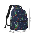 thumbnail image 2 of Uemuo Dinosaur Astronaut Printed Student Durable Water-resistant Backpack,Travel Backpack,Outdoor Activities Backpack, Laptop Backpack, Multi-compartment Backpack, 2 of 5