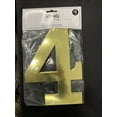 thumbnail image 2 of Number 4 Gold Metallic Cutout 6pcs 9&rdquo; Tall, 2 of 4