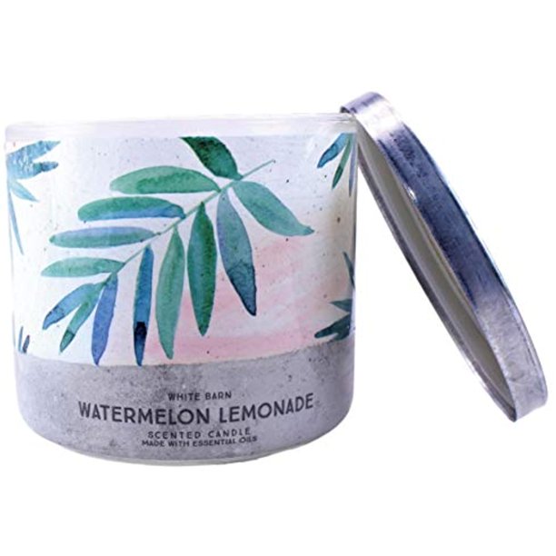 Bath & Body Works White Barn Watermelon Lemonade 2020 Edition 3 Wick