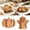 A+b, variant on Halloween Wooden Serving Platters Pumpkin and Ghost Shape Charcuterie Boards Fall Wood Serving Trays Decorative Wood Snack Dish Plates for Kitchen Home Gathering