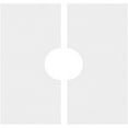 thumbnail image 2 of 28"OD x 6"ID x 9 3/4"C x 1"P Rubik Architectural Grade PVC Contemporary Ceiling Medallion, Two Piece, 2 of 7
