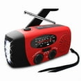 thumbnail image 1 of Solar hand crank USB charging radio flashlight, 1 of 4