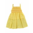 thumbnail image 2 of Penny M Sundress Infant & Toddler Girls Yellow Smocked Ruffled Sun Dress 24m, 2 of 2