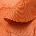 thumbnail image 7 of Braided Placemats for Dining Table Set of 6 - Round 15 inch Woven Heat Resistant Non-Slip Kitchen Table Mats, Orange, 7 of 7