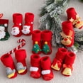 thumbnail image 2 of Medias para niños de 0 a 3 años, medias gruesas de felpa para bebé, ropa cálida de Navidad para niño y niña, accesorios de invierno para Navidad, calcetines para niños pequeños, 2 of 5