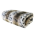 thumbnail image 2 of Plutus Lavish Brown Mink Light and Dark Brown Handmade Luxury Pillow, 2 of 3